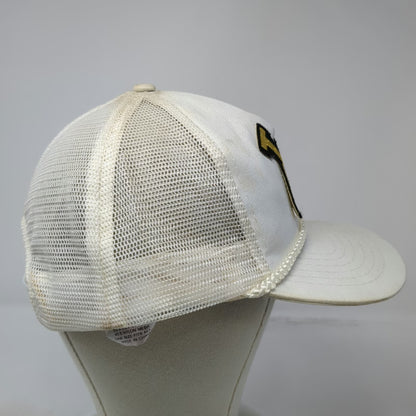 AmaPro Trucker Hat White One Size Spike Invitational 89 Mesh Snapback Patch