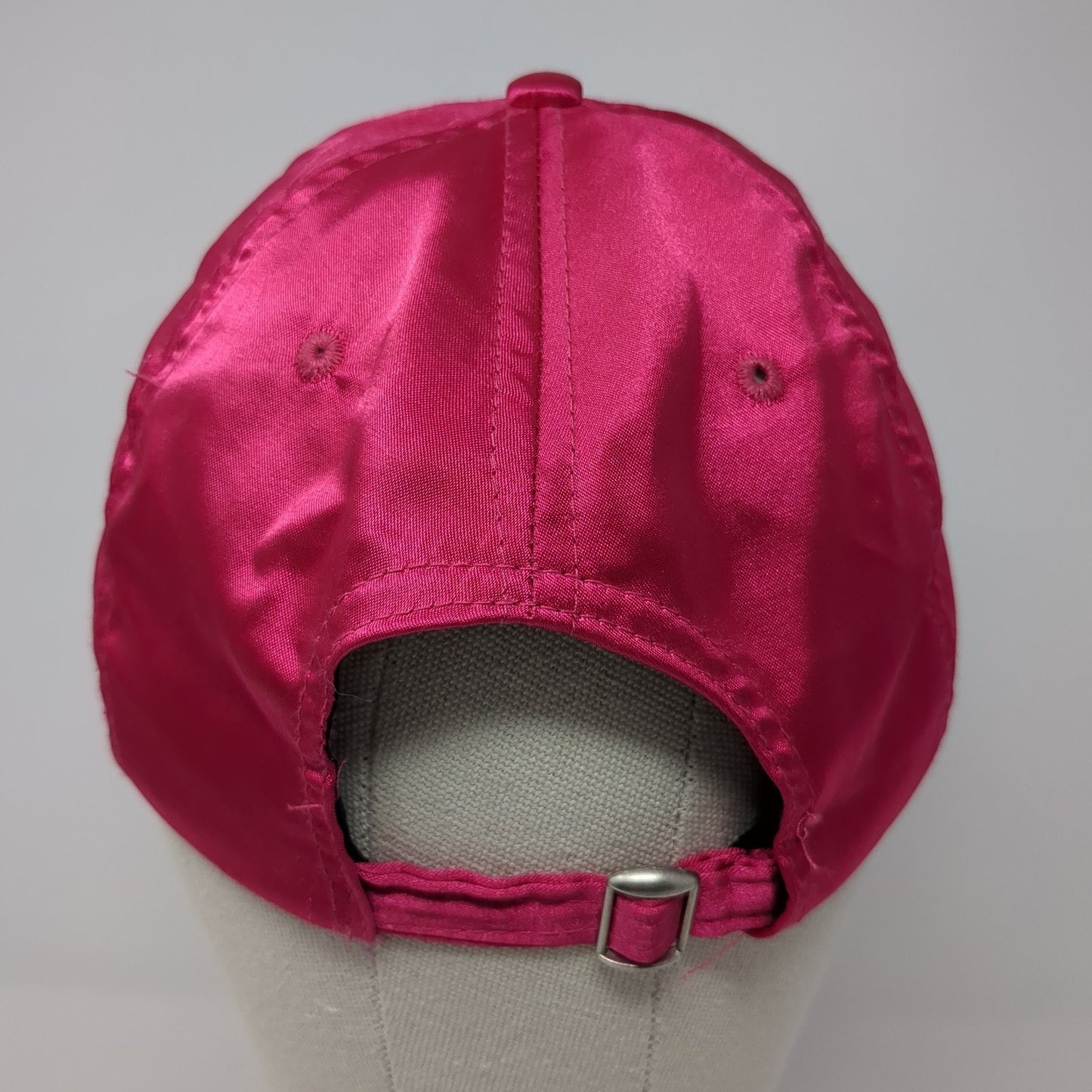 NYC Underground Slideback Hat Pink One Size Adjustable Embroidered