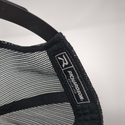 Healthwise Snapback Mesh Back Trucker Hat Black One Size Richardson