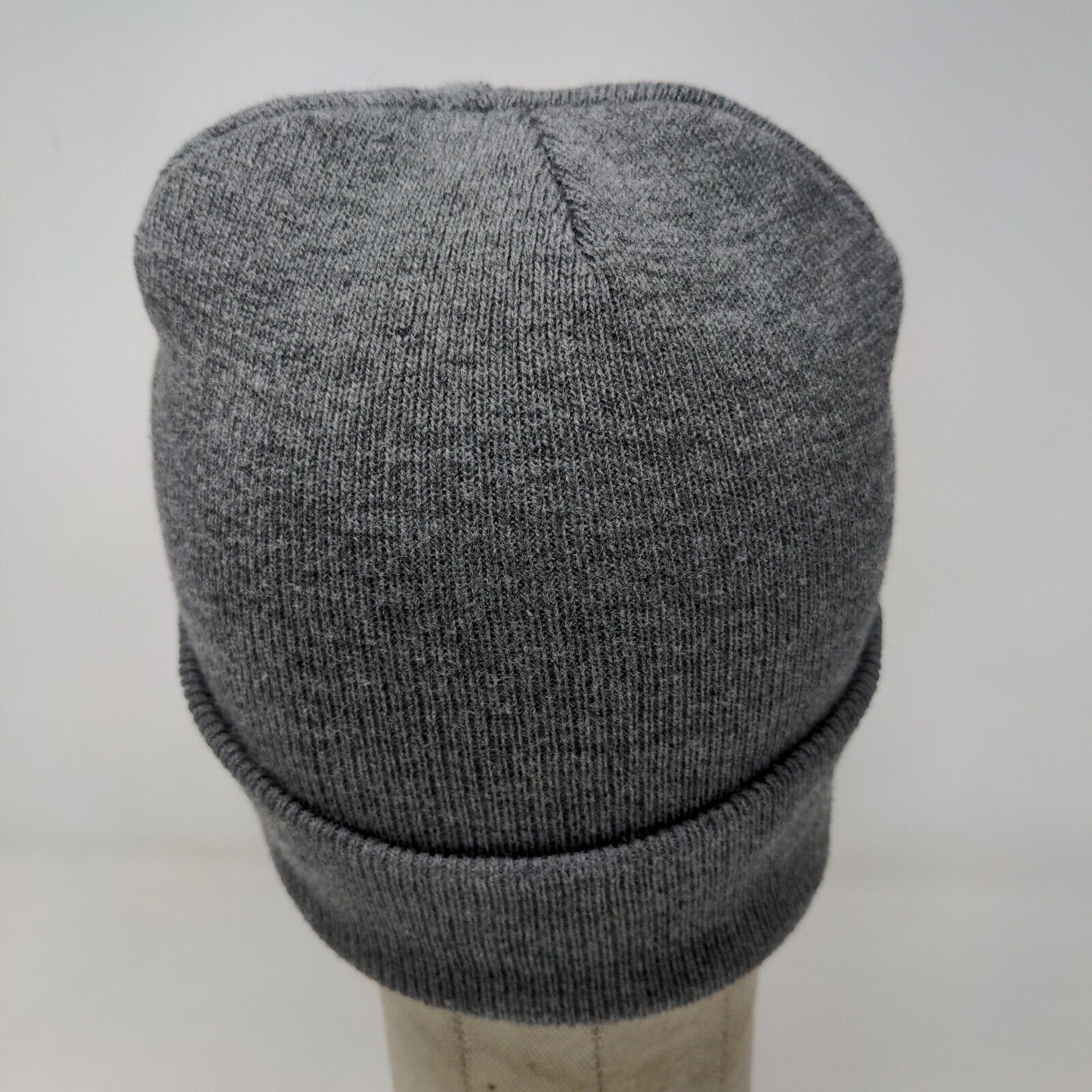 Kixor Herbicide Men's Knit Beanie Hat Cap Gray 100% Acrylic Embroidered Logo