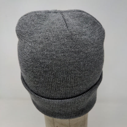 Kixor Herbicide Men's Knit Beanie Hat Cap Gray 100% Acrylic Embroidered Logo
