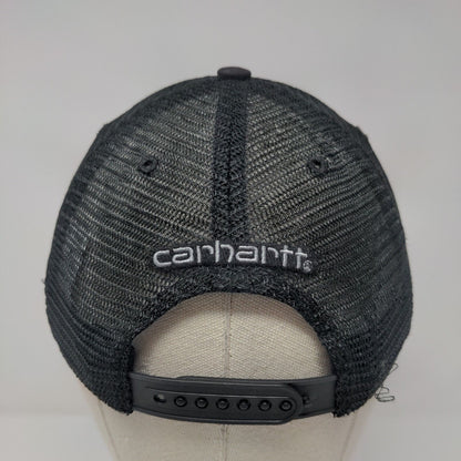 Carhartt Patch Snapback Mesh Back Trucker Hat Black OSFA Adjustable