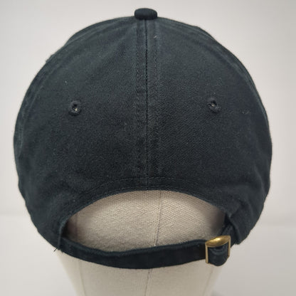 Rope Myers Slideback Baseball Cap Black One Size Adjustable Embroidered 6 Panel