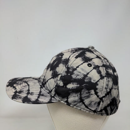 No Boundaries Slideback Hat Black One Size Adjustable Tie Dye Blank