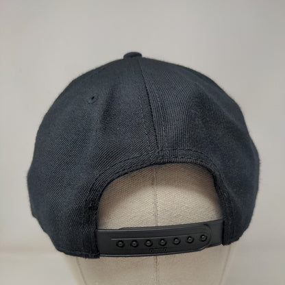 Martin by Harman Snapback Hat Black OSFM Adjustable Vented Holes 6 Panel Otto