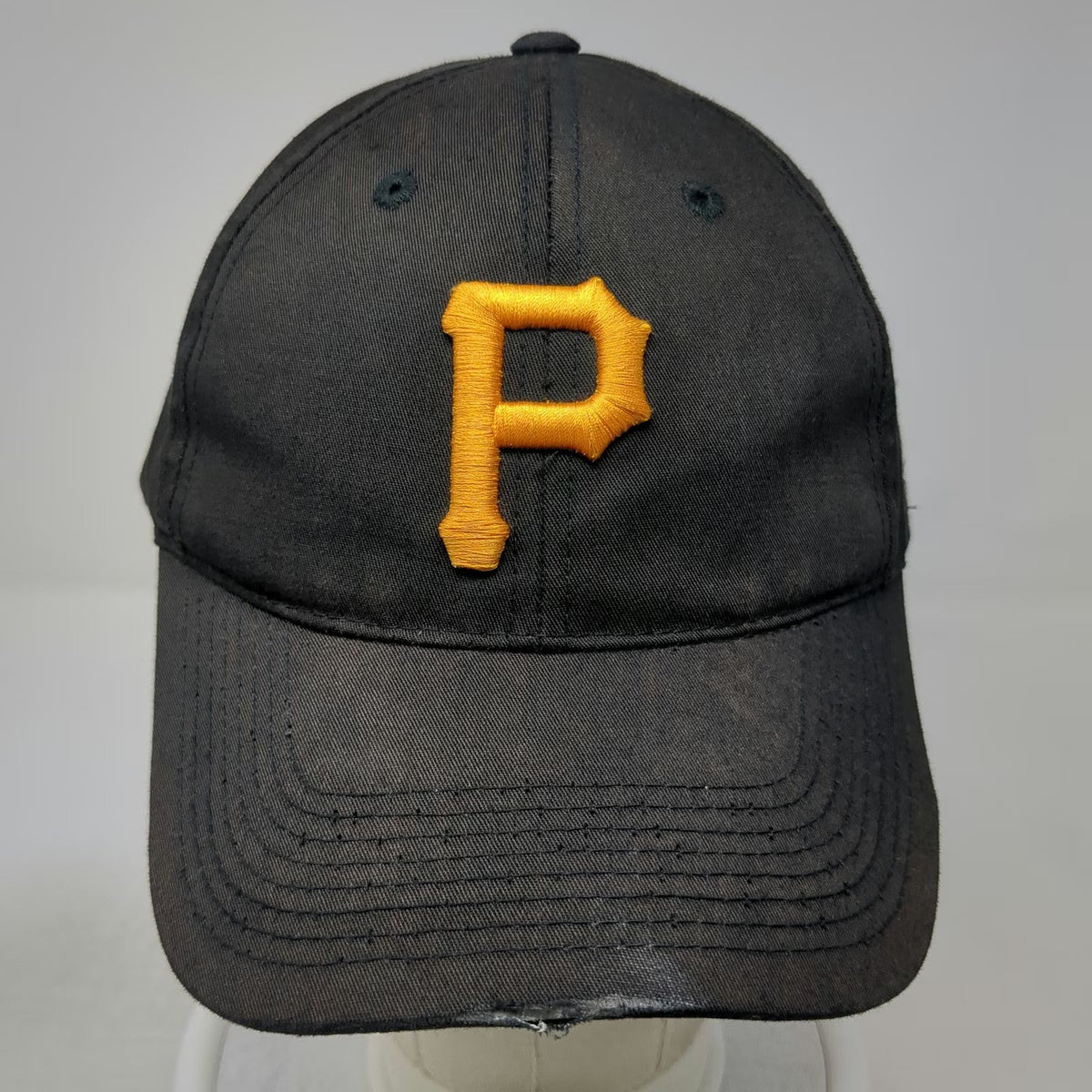 Pittsburgh Pirates MLB Outdoor Baseball Cap Black One Size Strapback Logo Hat