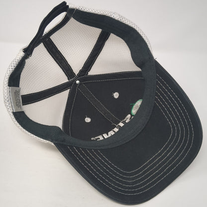 Stine Strapback Mesh Back Hat Black One Size Adjustable Embroidered