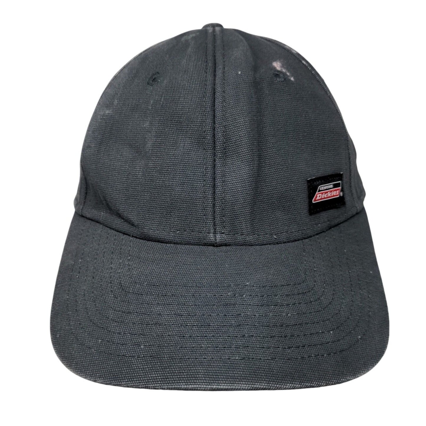 Genuine Dickies Snapback Hat Gray One Size Adjustable Solid Vent Holes