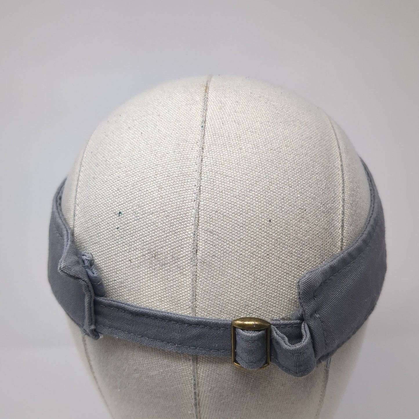 Unbranded Slideback Visor Hat Gray One Size Solid Adjustable Blank
