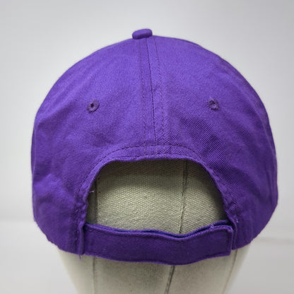 KBC Baseball Cap Purple One Size First Editions Shrubs Trees Logo Cotton Hat