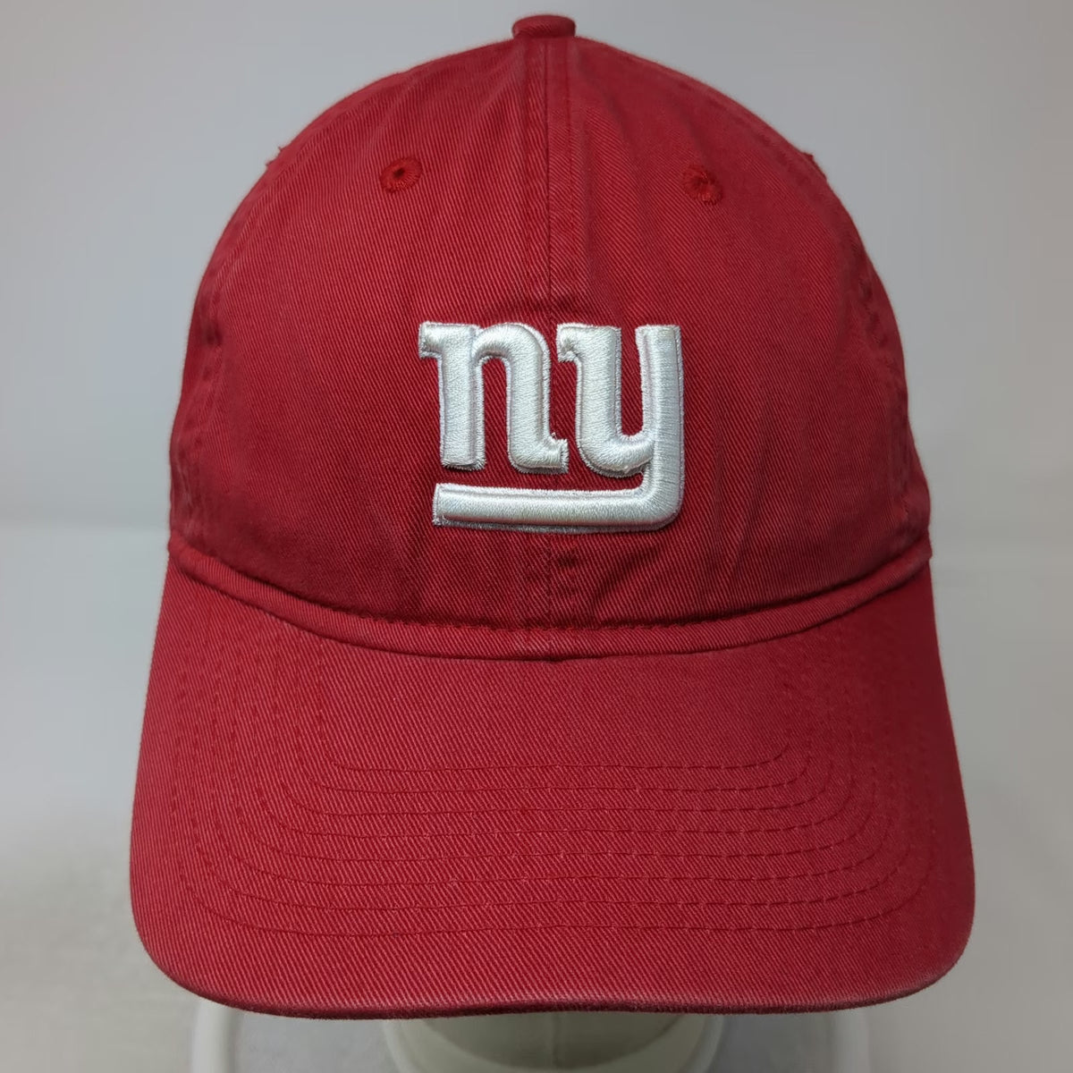 New York Giants NFL Reebok Cap Red One Size Adjustable Slideback Embroidered Hat