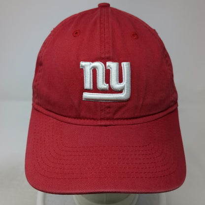 New York Giants NFL Reebok Cap Red One Size Adjustable Slideback Embroidered Hat