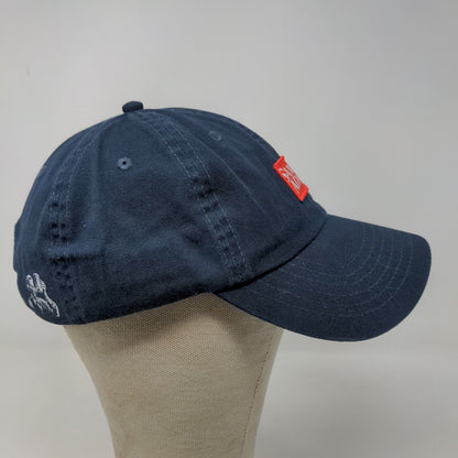 Samuel Adams Men's Slideback Hat Blue Embroidered Logo Cotton Beer Adjustable