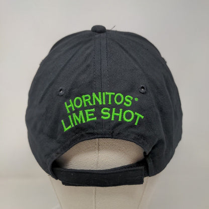 Hornitos Tequila Lime Shot Strapback Hat Black OSFA Embroidered Adjustable