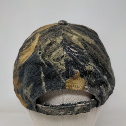 MVE Mississippi Valley Electric Strapback Hat Camouflage One Size Embroidered