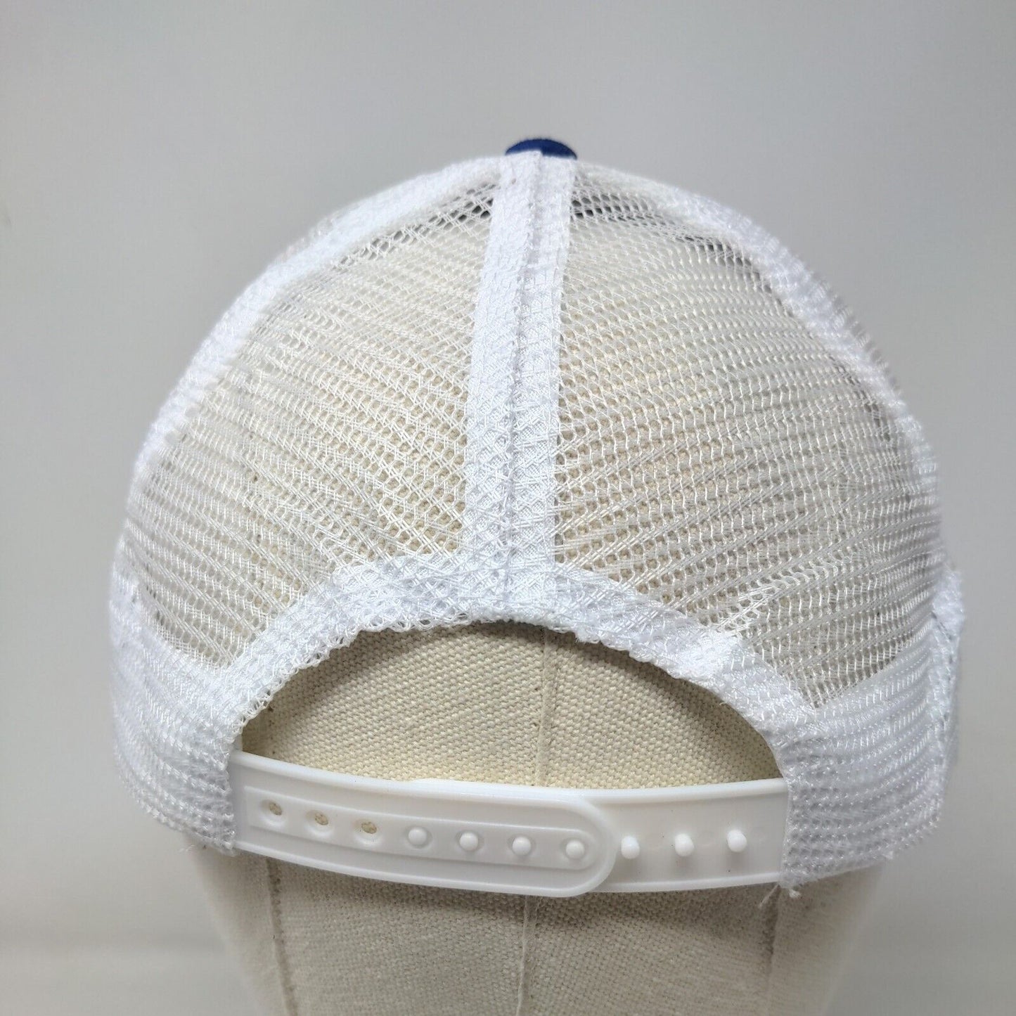 MLB Network Men's Snapback Mesh Back Hat Blue New York Mets Embroidered