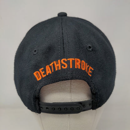 Deathstroke Snapback Hat Multicolor OSFM Adjustable 6 Panel Vent Holes