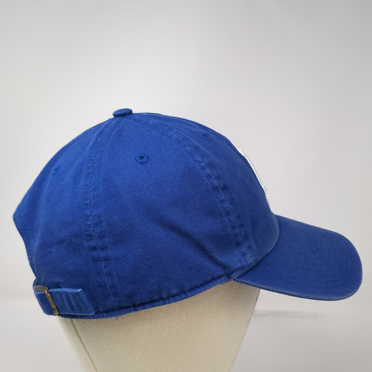 '47 Los Angeles Dodgers MLB Baseball Cap Blue One Size LA Logo Cotton Slideback