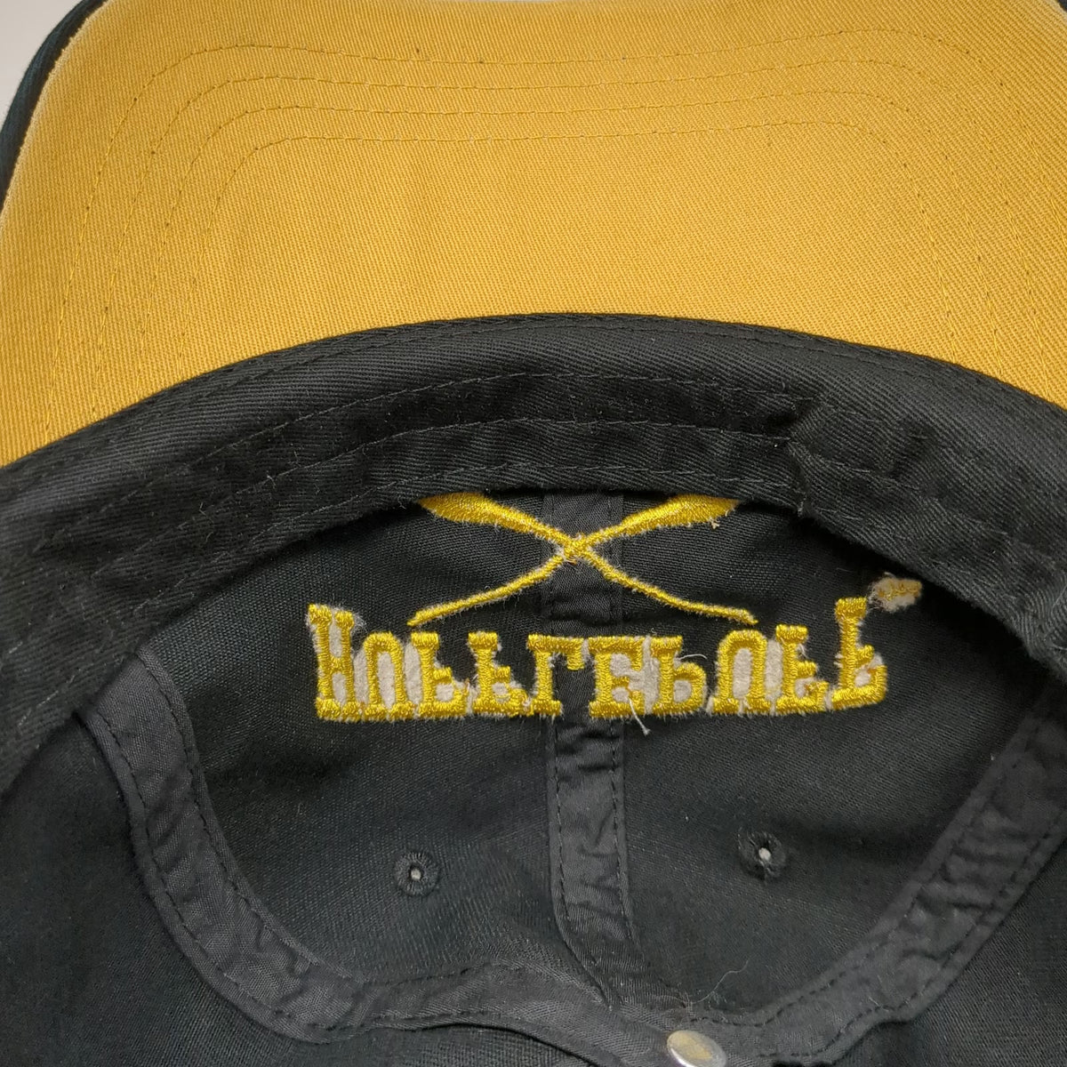 Harry Potter Baseball Cap Black One Size Hufflepuff Alumni Yellow Underbrim Hat