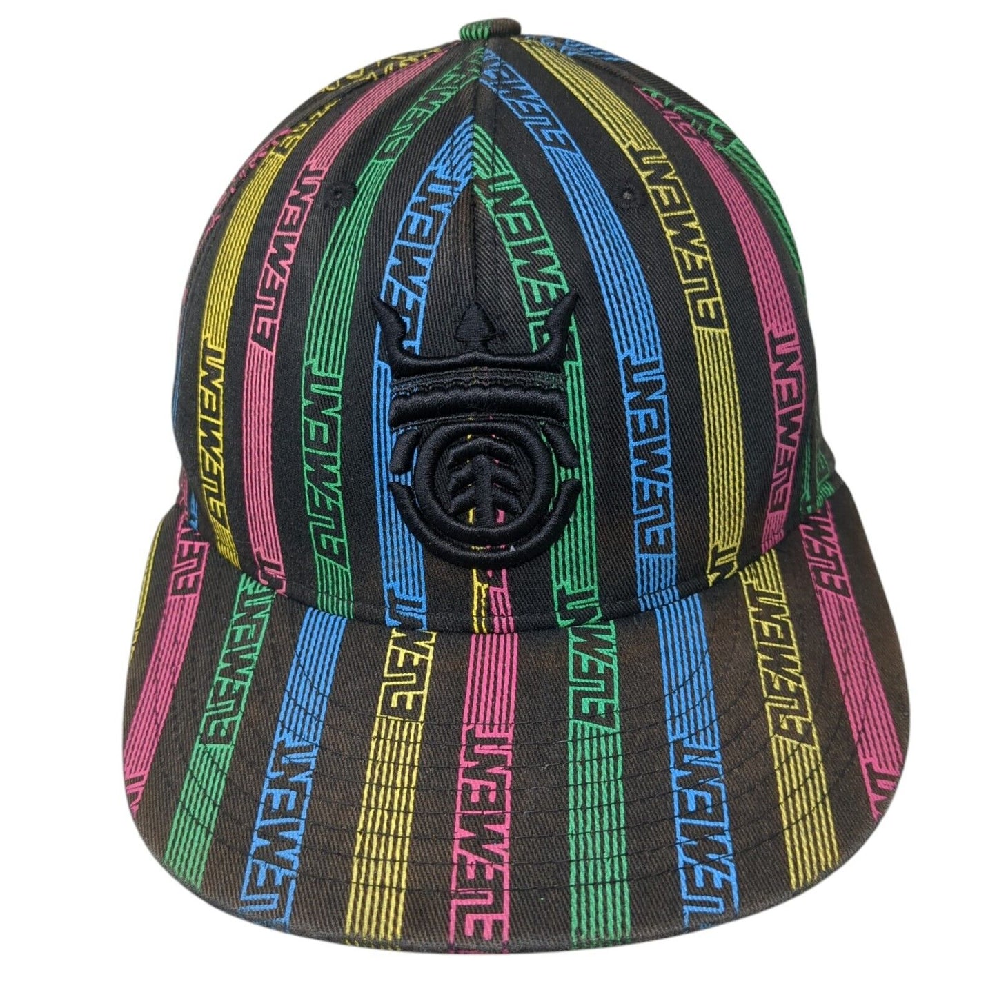 The Official Element Crowns Fitted Hat Multicolor S/M Embroidered Flexfit