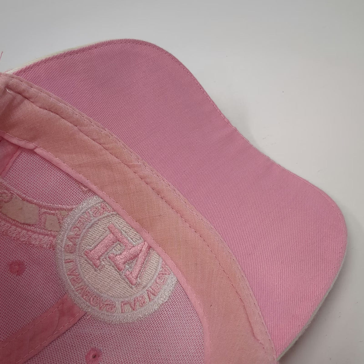 Koshkash Headwear Las Vegas Pink One Size Baseball Cap Hat Strapback Logo Silver