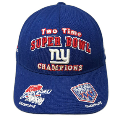 Reebok NFL New York Giants Blue 7 1/2 Baseball Cap Super Bowl XXI XXV Champs Hat