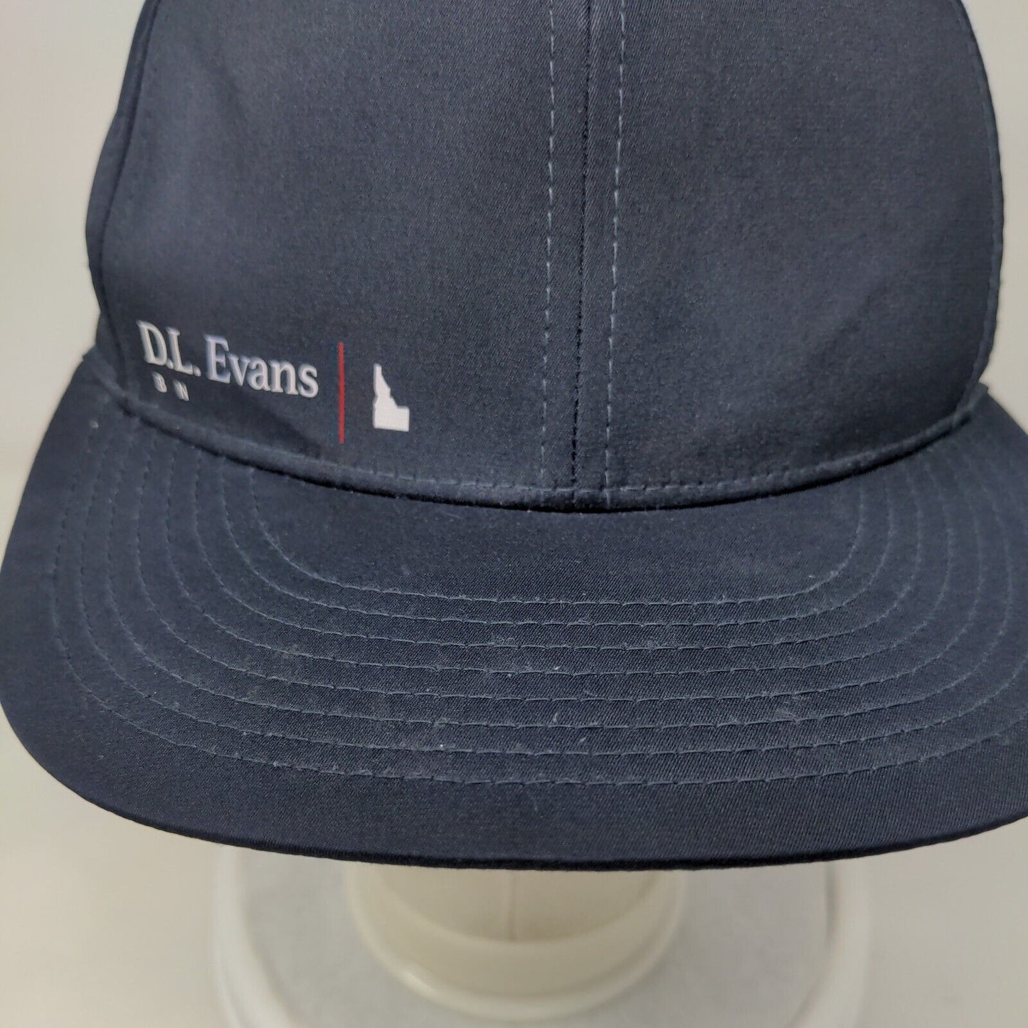D.L. Evans Fitted Hat Blue S/M PTS 30 Performance Team Series Richardson