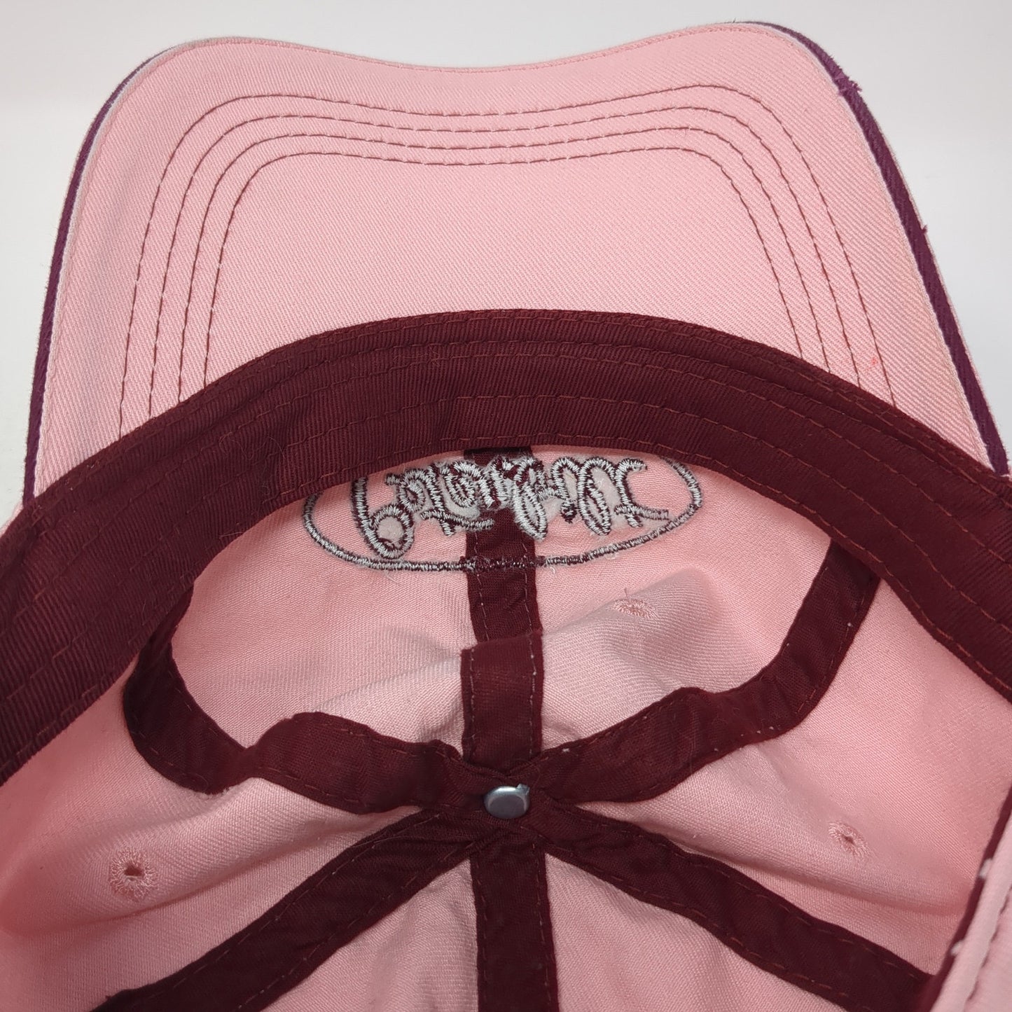 Peterbilt Class Pays Strapback Hat Pink One Size Adjustable Embroidered