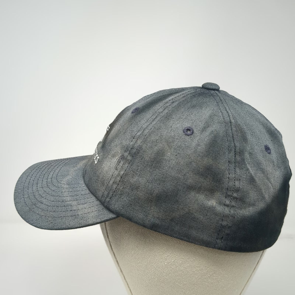 Yupoong Baseball Cap Black XL Fitted Stonewall Analytics Cannon Logo Hat