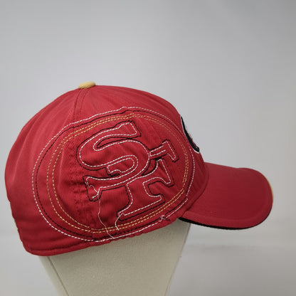 San Francisco 49ers NFL Reebok Cap Red Size XL Fitted Stretch Gold Black White
