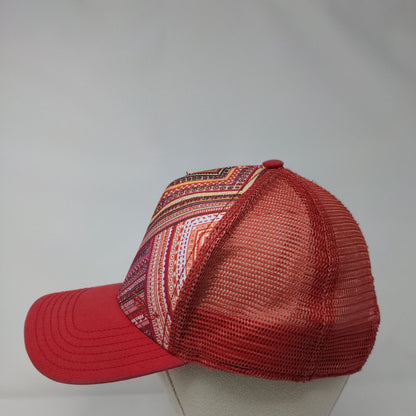 prAna La Viva Snapback Trucker Hat Multi One Size Mesh Back Adjustable