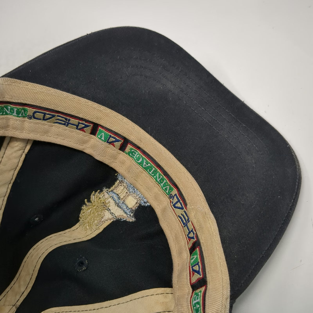 Ahead Bali Hai Las Vegas Baseball Cap Black OSFM Adjustable Slideback Hat Tiki