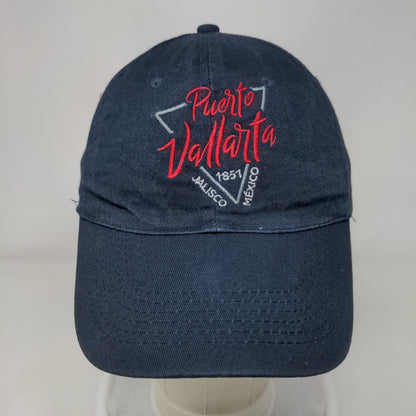 Puerto Vallarta 1851 Jalisco Mexico Strapback Hat Blue One Size Adjustable dKps