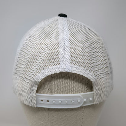 Ivory Headwear Builders FirstSource Trucker Hat Black OSFM Mesh Logo Snapback