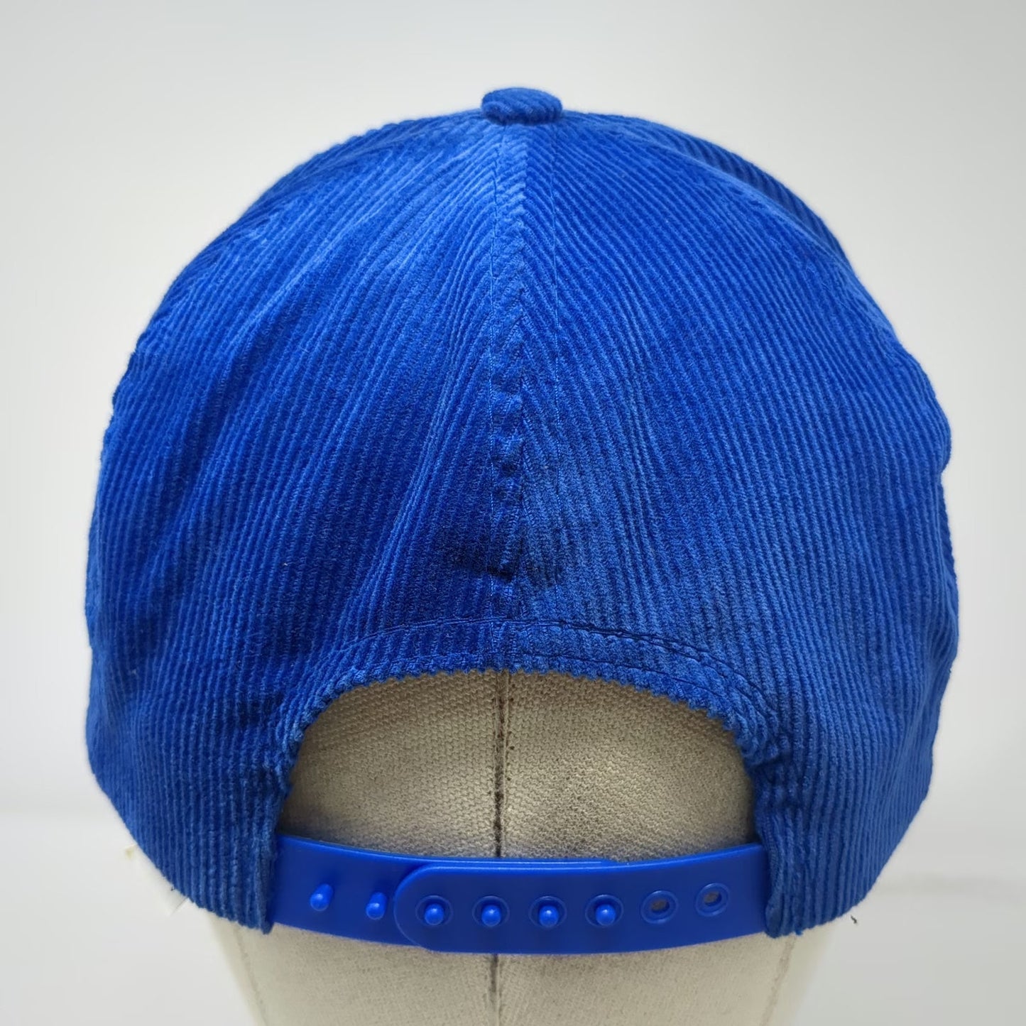 Trucker Blue One Size Hat Washington DC Corduroy Rope Skyline Cityscape Cap