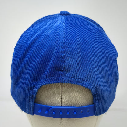 Trucker Blue One Size Hat Washington DC Corduroy Rope Skyline Cityscape Cap