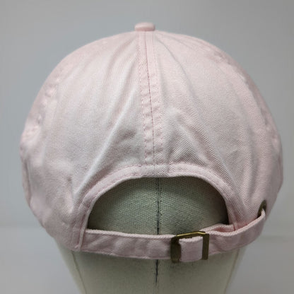Baseball Cap Pink One Size Embroidered Bermuda Flip Flops Hat Slideback Cotton