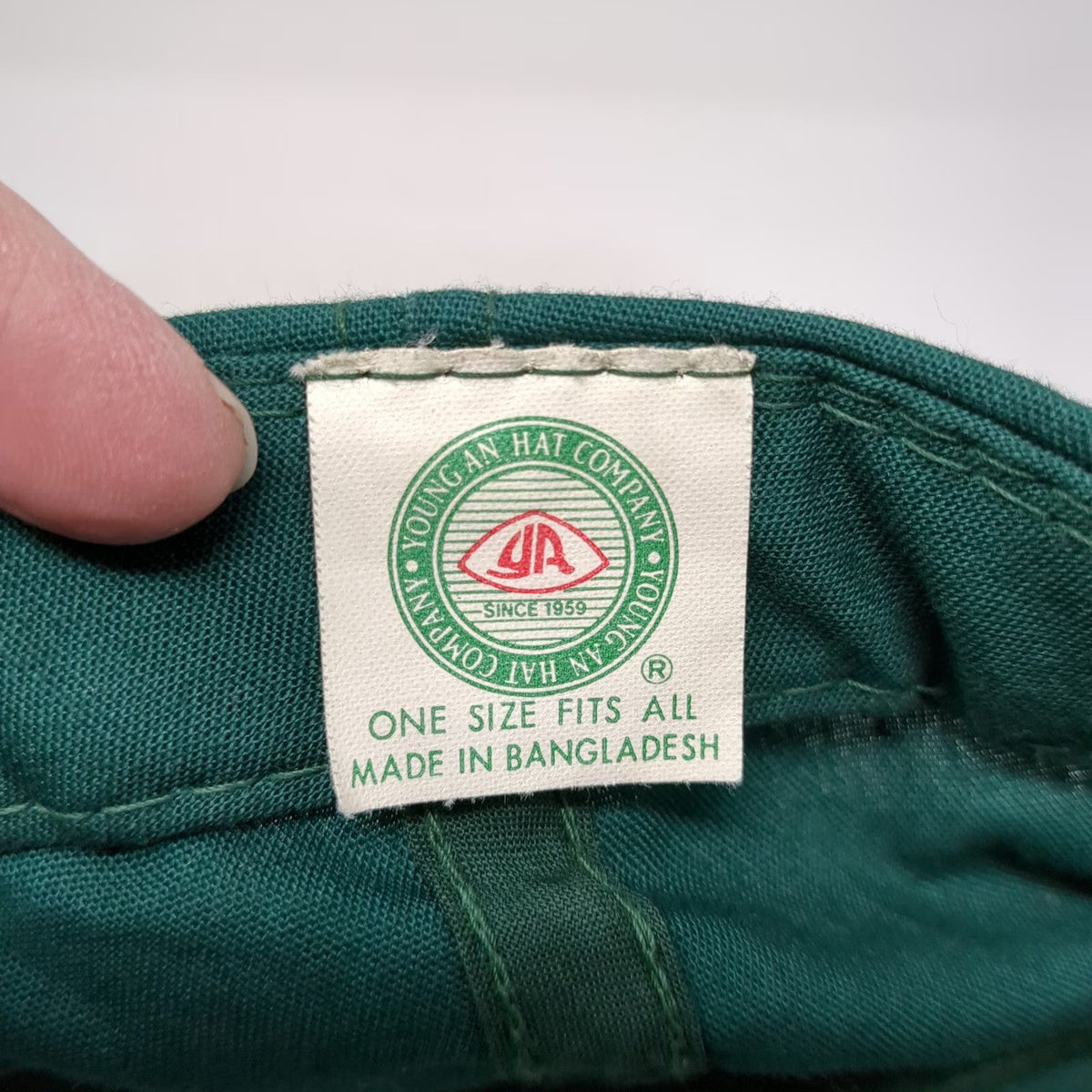 Young An 5 Panel Green One Size Adams Gaited Horses Melber Ky Rope Snapback Hat