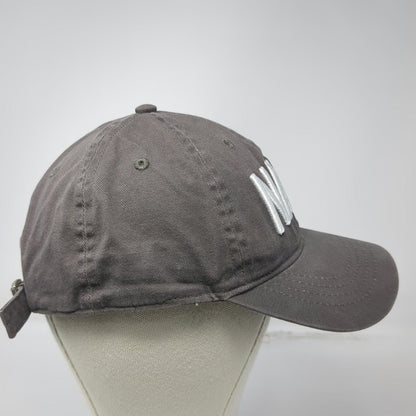 The NASH Collection Baseball Cap Gray One Size Embroidery Slideback Curved Hat