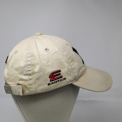 Tour Edge Exotics Baseball Cap Beige One Size Hat Golf X Logo Graphic Underbrim