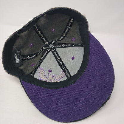 Spyro Purple Dragon Snapback Hat Gray One Size Adjustable Numskull