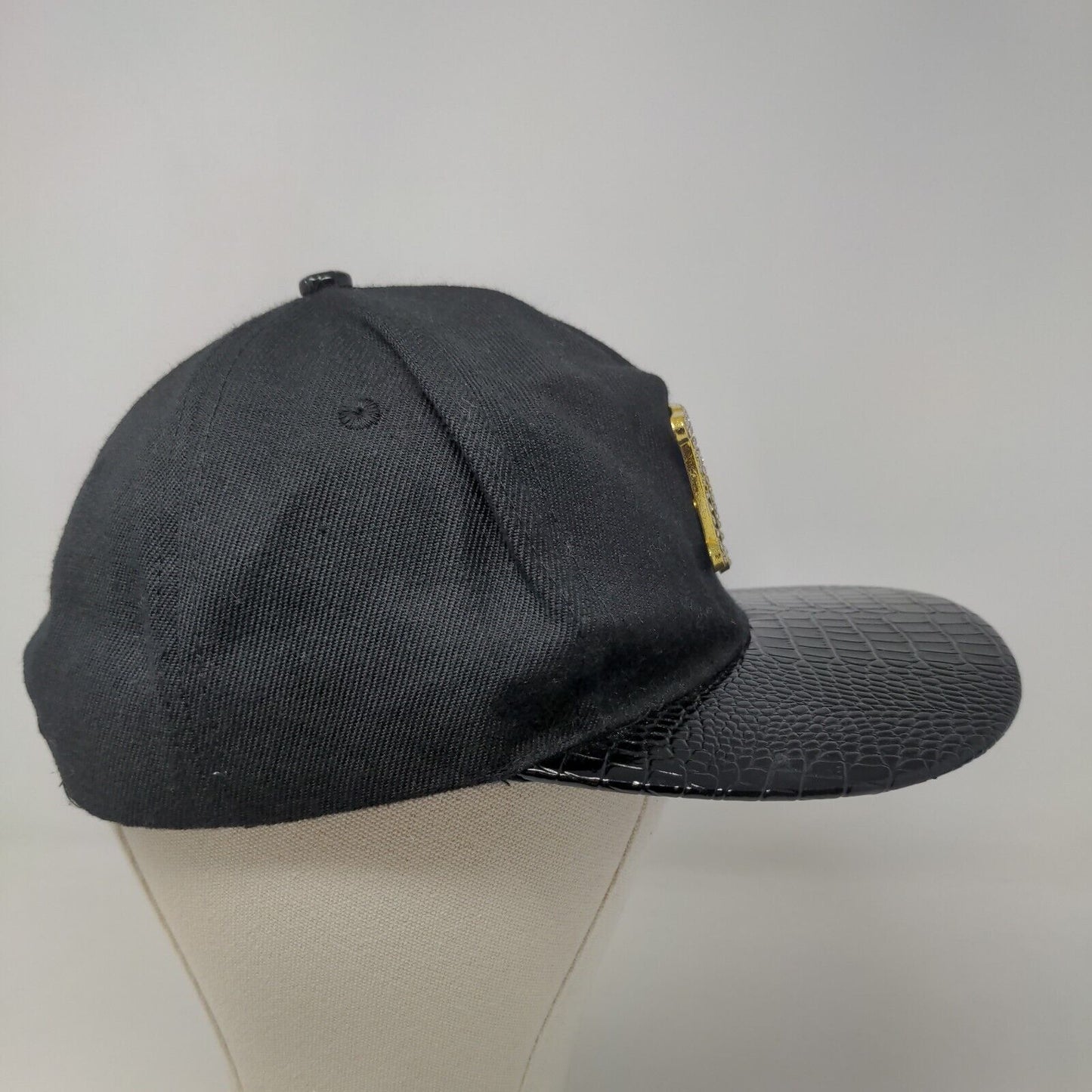 Unbranded Men's Snapback Hat Black Adjustable 3D New York Logo