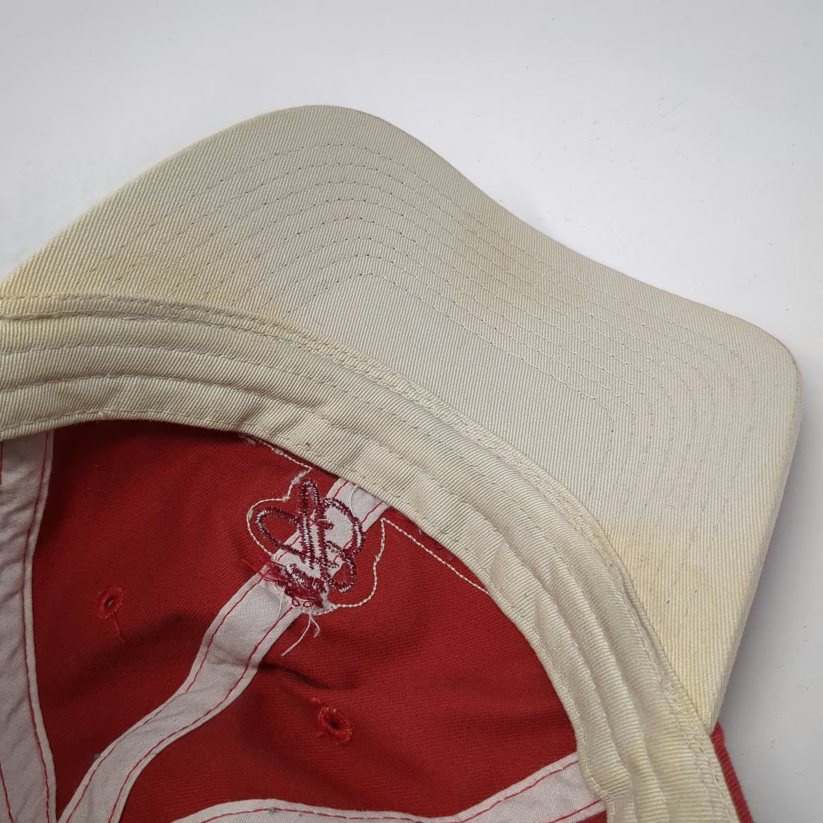 Budweiser Baseball Cap Red One Size Strapback Embroidered King of Beers Hat