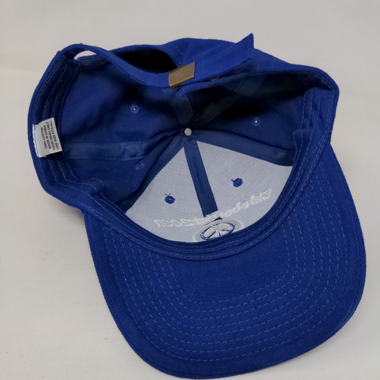 Skip Bo Fest 2021 Slideback Hat Blue OSFA Adjustable Embroidered 6 Panel