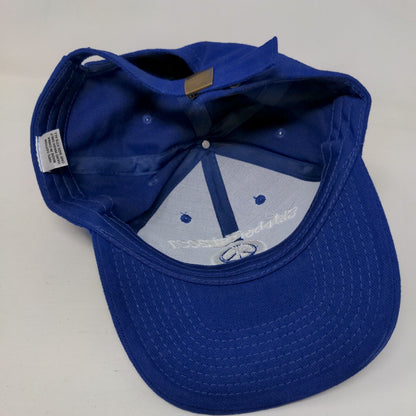 Skip Bo Fest 2021 Slideback Hat Blue OSFA Adjustable Embroidered 6 Panel