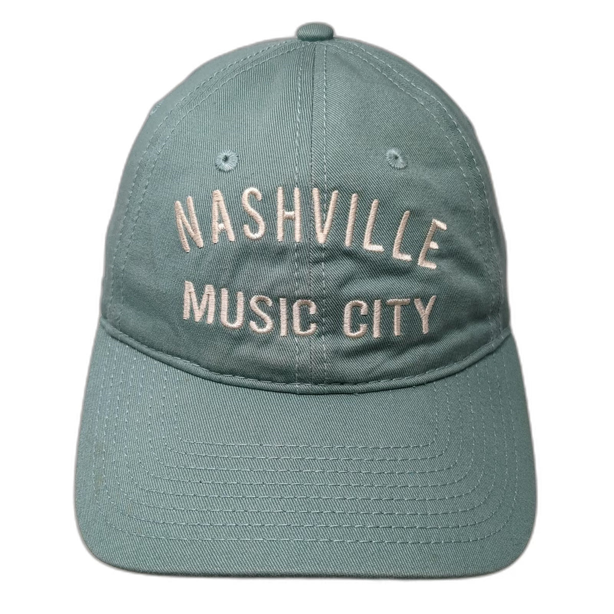 The Game Nashville Music City Blue Baseball Cap One Size Slideback Hat