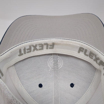 Spikeball Fitted Mesh Back Trucker Hat Blue One Size Stretch Yupoong