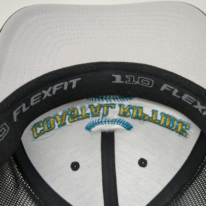 Cap America Trucker Hat Black One Size Coastal Riptide Flexfit 110 Snapback