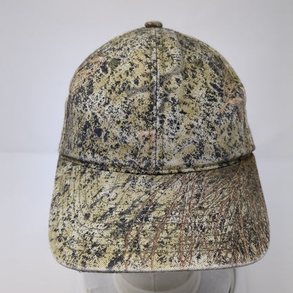 Unbranded Strapback Hat Camouflage One Size Adjustable Vented Holes 6 Panel
