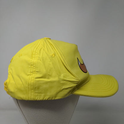 Nike Swoosh Snapback Hat Yellow One Size Adjustable Classic99 Dri-Fit